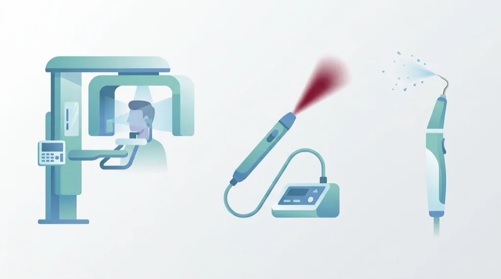 Moderne Behandlungstechnologien: DVT, Laser, Piezo-Ultraschall