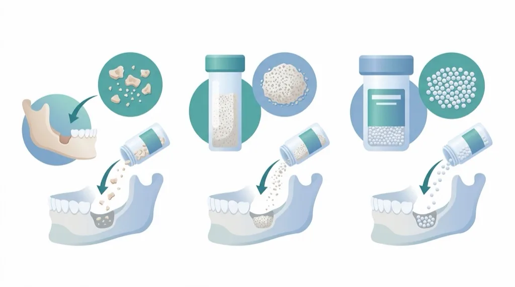 Knochenaufbau-Materialien: Eigenknochen, Fremdknochen und synthetisches Material