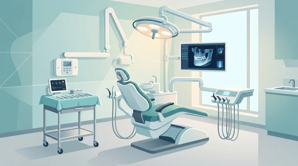 OP-Bereich der Zahnarztpraxis Dr. Dickel für chirurgische Eingriffe