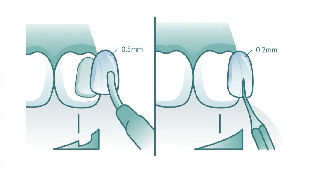Vergleich: Konventionelles Veneer vs. Lumineer ohne Beschleifen