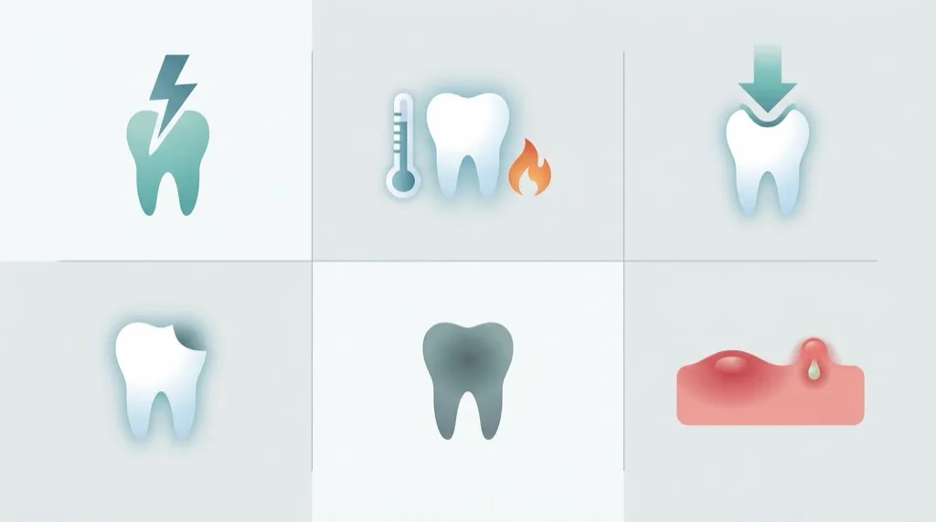 Symptome einer Pulpitis: Schmerztypen und klinische Zeichen