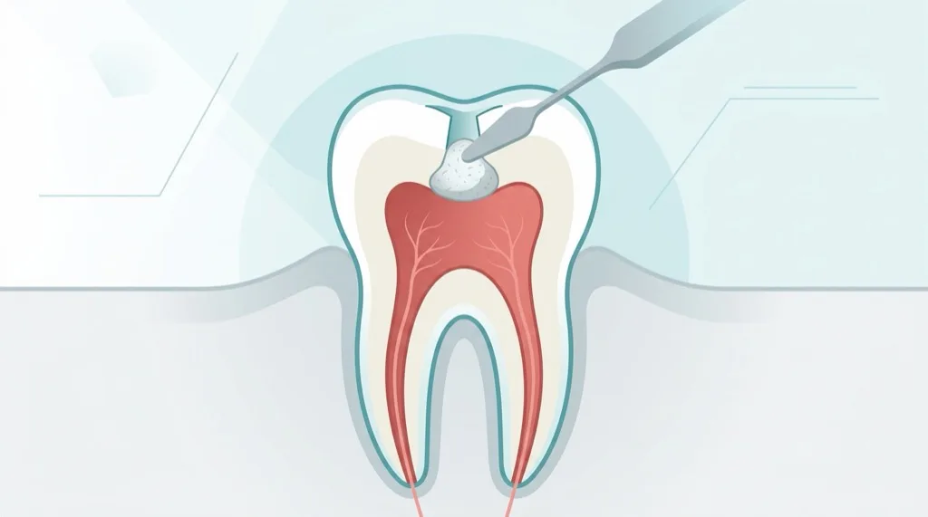 Vitalerhaltung der Pulpa: Direkte Überkappung mit MTA/Biodentine