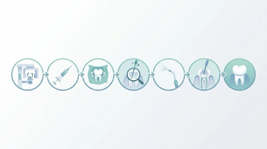 Behandlungsablauf der Wurzelbehandlung in 7 Schritten