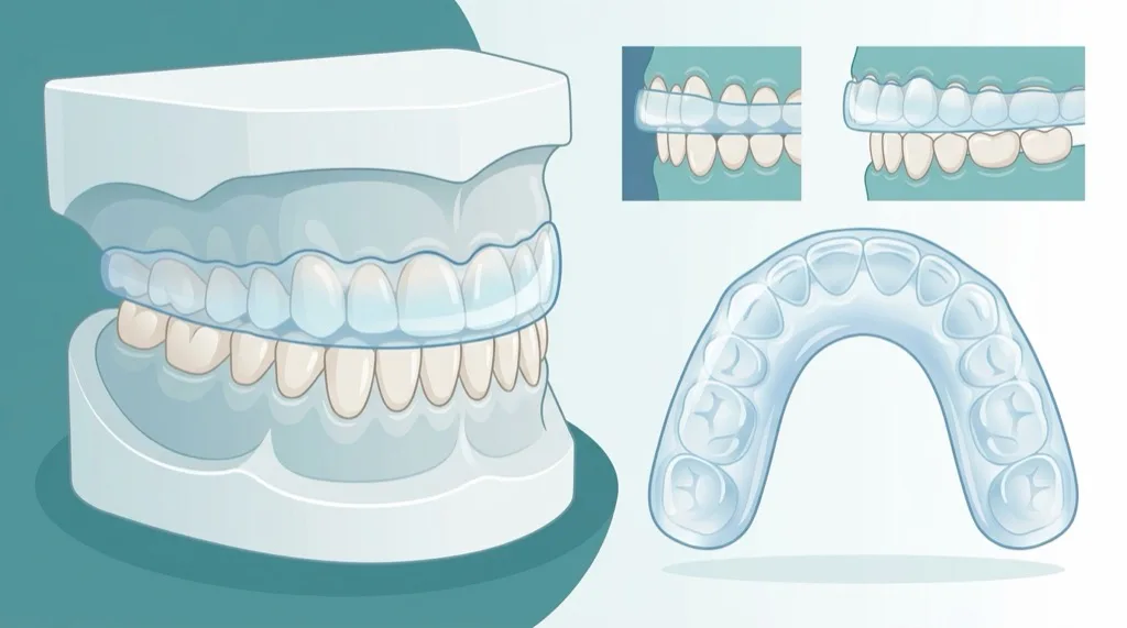 Individuelle Aufbissschiene gegen Zähneknirschen