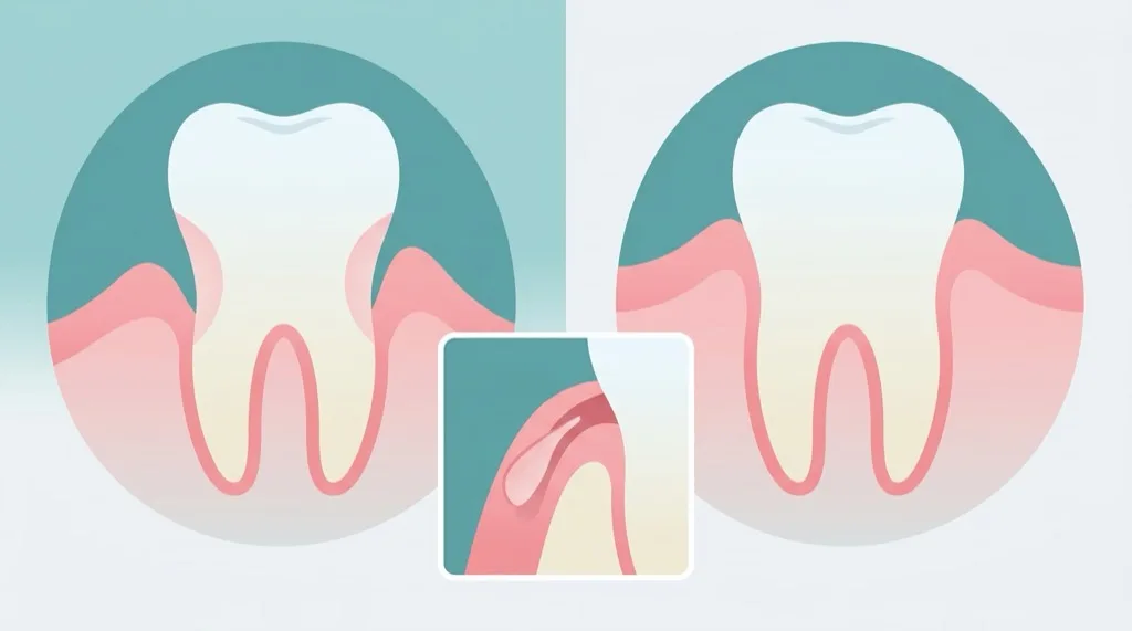 Rezessionsdeckung: Behandlung von Zahnfleischrückgang mit Bindegewebstransplantat